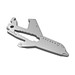 ROMINOX® Key Tool, Airplane - 18 Funktionen, silber
