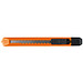 Schlankes Kartonmesser aus Kunststoff, orange Schlankes Kartonmesser aus Kunststoff, orange