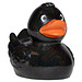 Schnabels® Quietsche-Ente, schwarz/glitzer