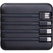 Solar Powerbank 10.000mAh Crete,schwarz