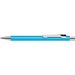 uma® Metall-Kugelschreiber Straight SI, blaue Mine, hellblau