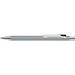 uma® Metall-Kugelschreiber Straight SI, blaue Mine, hellgrau