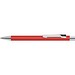 uma® Metall-Kugelschreiber Straight SI, blaue Mine, rot