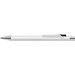 uma® Metall-Kugelschreiber Straight SI, blaue Mine, weiss