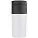 Thermobecher mit Edelstahlummantelung, 350 ml, weiss Thermobecher mit Edelstahlummantelung, 350 ml, weiss