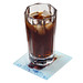 Untersetzer aus Glas "Square", transparent Untersetzer aus Glas "Square", transparent