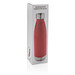 XD COLLECTION Vakuumisolierte Stainless Steel Flasche, 500 ml, rot
