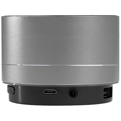 Bluetooth Lautsprecher aus Aluminium, grau