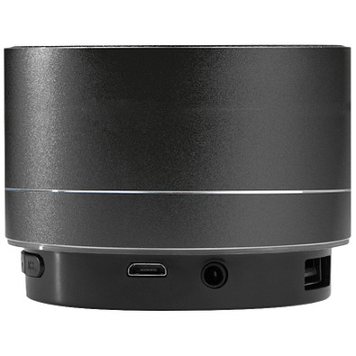 Bluetooth Lautsprecher aus Aluminium, schwarz