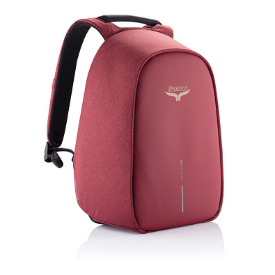 XD DESIGN Anti-Diebstahl-Rucksack Bobby Hero Regular, kirschrot