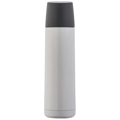 Edelstahl-Vakuum-Isolierkanne mit Trinkbecher, 500 ml, weiss