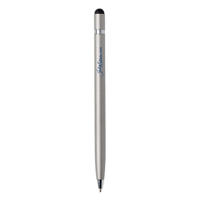 XD COLLECTION Eleganter Metallstift, blaue Mine, silber
