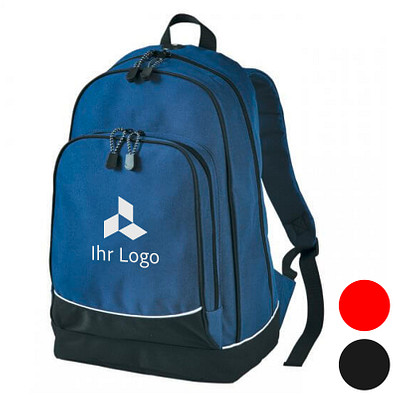 HALFAR City-Rucksack, schwarz