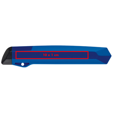 Kartonmesser aus Kunststoff, blau
