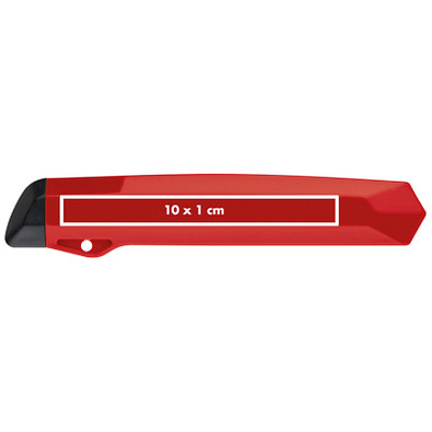 Kartonmesser aus Kunststoff, rot