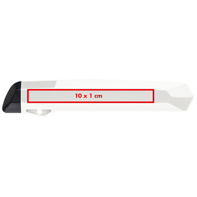 Kartonmesser aus Kunststoff, weiss