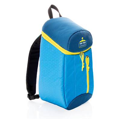 XD COLLECTION Kühler Rucksack 10L, blau/gelb