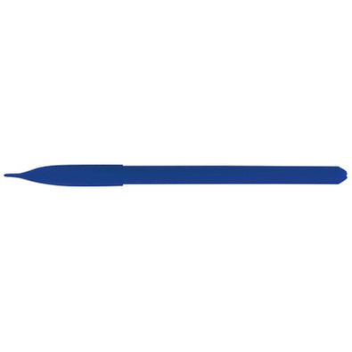 Kugelschreiber aus Papier, blaue Mine, blau
