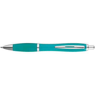 LANCE® Kugelschreiber Rio, blaue Mine, petrol-transparent