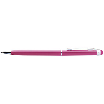 Metall-Drehkugelschreiber New Orleans, blaue Mine, pink