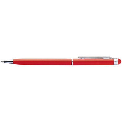 Metall-Drehkugelschreiber New Orleans, blaue Mine, rot