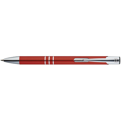 LANCE® Metall-Schreibset Minsk, blaue Mine, Rot metallic