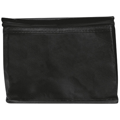 Non-Woven Kühltasche für 6 Dosen, schwarz