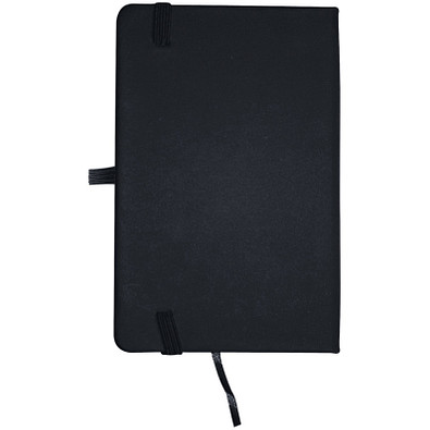 Notizbuch Happy, DIN A6, blanko, schwarz