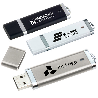 USB-Stick Budget, 4 GB, silber