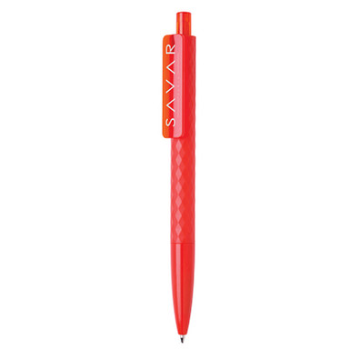 XD COLLECTION Druckkugelschreiber X3, blaue Mine, rot