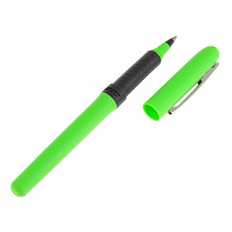 BIC® Rollerball Grip Roller, schwarze Mine, apfelgrün/chrom