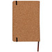A5 Notizbuch mit Korkeinband und linierten Seiten