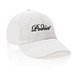 Impact 6 Panel Kappe aus 280gr rCotton mit AWARE Tracer, weiß
