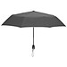 Taschenschirm aus Pongee mit Fiberglas-Gestänge, grau